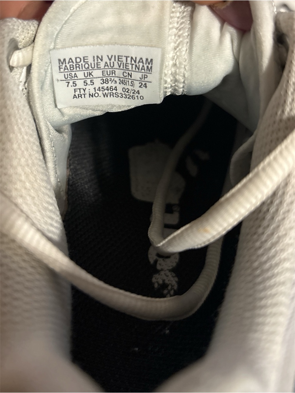 Wilson White and Navy Athletic Tennis Shoes - Picture 6 of 6